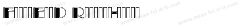 FetteEngD Regular字体转换